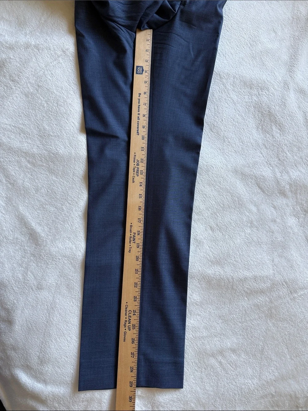 Banana Republic Blue Tessuto Marzotto Premium Italian Wool Pant